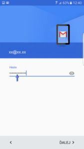 Nastavenie e-mailu pre android
