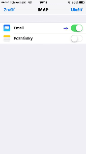 Nastavenie e-mailu pre Iphone