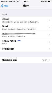 Nastavenie e-mailu pre Iphone