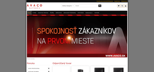 AVACO MULTIMEDIA s.r.o. web: www.avaco.sk