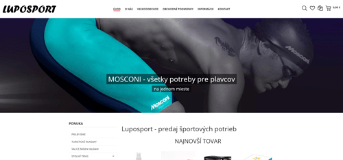 Predaj športových potrieb Luposport web: www.luposport.sk