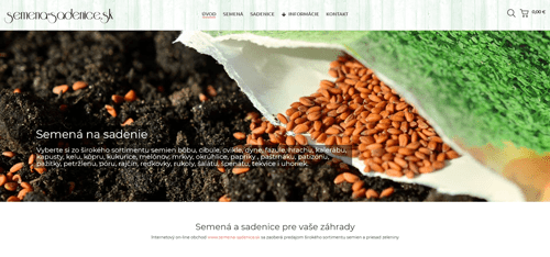 Semená - sadenice online web: www.semena-sadenice.sk