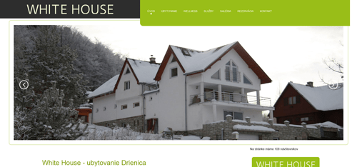 Chata Drienica web: www.whitehouse.sk