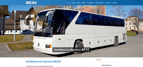 Autobusová doprava BEAS web: www.autobusova-doprava-beas.sk