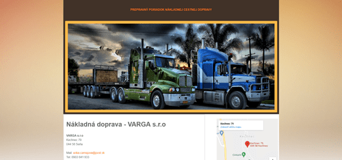 Doprava Varga web: www.dopravavarga.sk