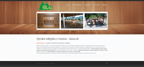 Výroba nábytku z masívu web: www.duso.sk