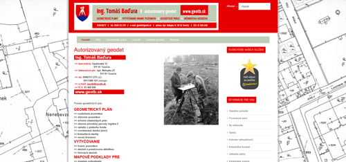 Autorizovaný geodet web: www.geotb.sk