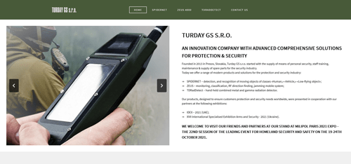 TURDAY GS s.r.o. web: www.turday.net