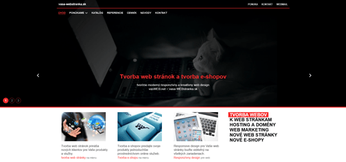 Tvorba web stránok a eshopov web: www.vasa-webstranka.sk