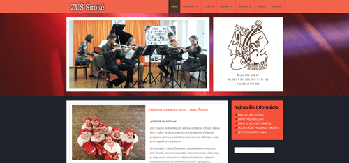 ZUŠ Široké web: www.zussiroke.sk